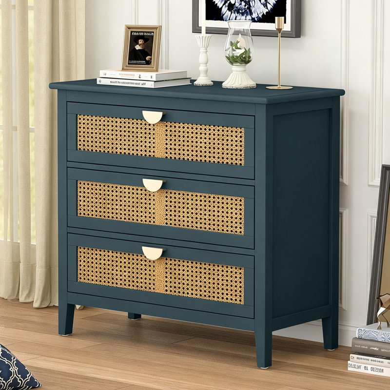 31 " W 3 - Drawer Dresser, Green