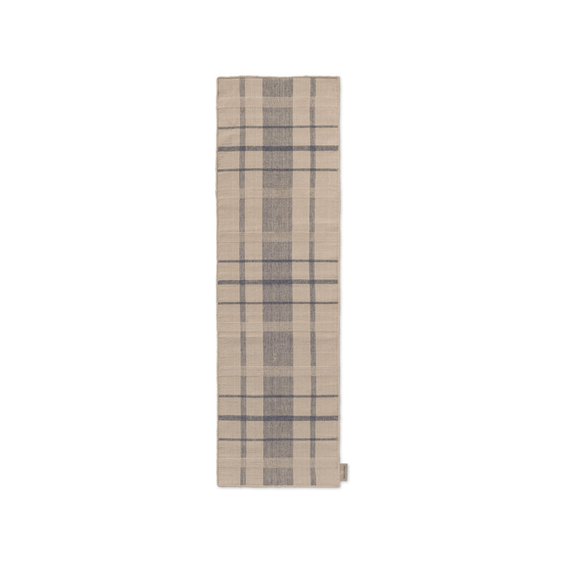 Tapis à rayures et carreaux Block, Tapis de couloir 2 pi 2 po x 7 pi 7 po