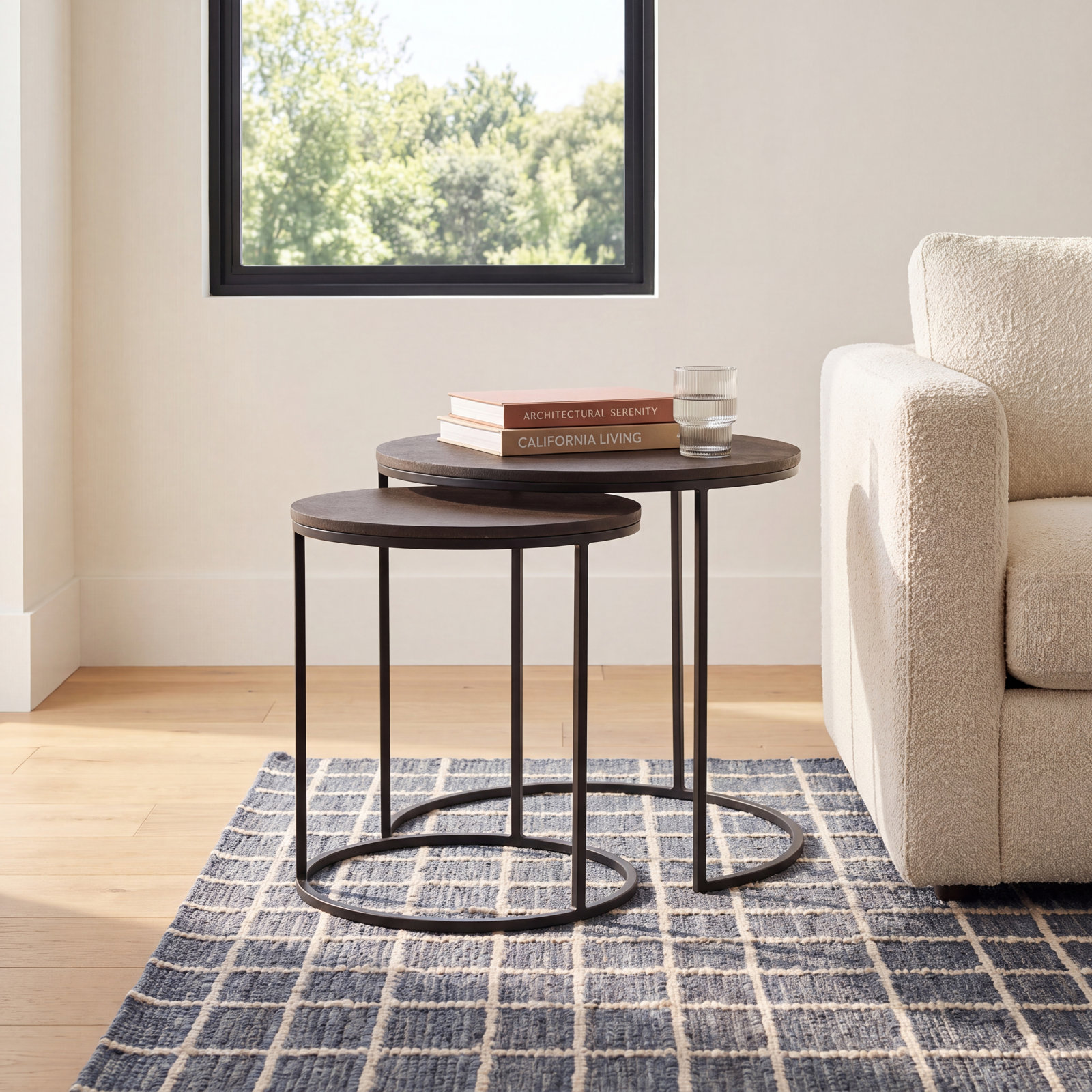 Briani Stone Nesting End Table