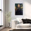 Autoportrait, vers 1873-1876. Estampe d'art mural abstraite contemporaine.-1578712543