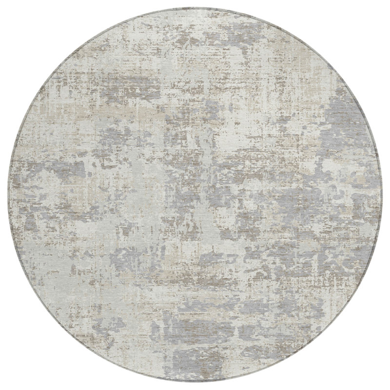 Tapis intérieur / extérieur Chayden Chantille ACN1008, Rond 8 pi