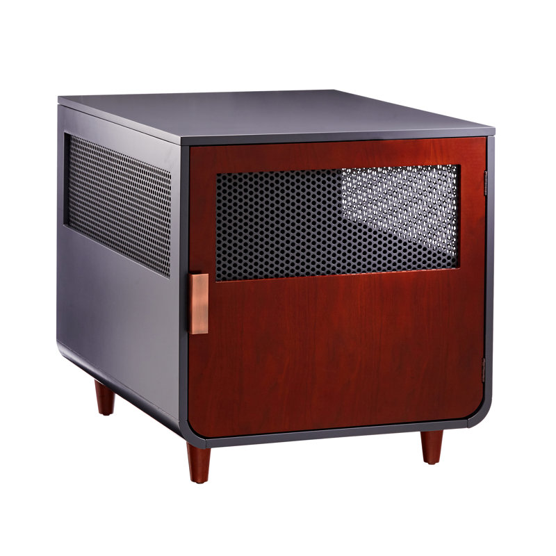 Furniture Style Crate with 1 Door, Mocha Walnut, 55.88cm H x 48.26cm W x 55.88cm D