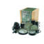 Creatable Nordic Fjord Green 30 Piece Dinnerware Set with Mug, Service for 6