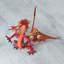Mexican Dragon Alebrije Copal Wood Sculpture