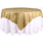 72"X72" Accordion Crinkle Taffeta Table Overlay, Square Tablecloth Topper-310298800