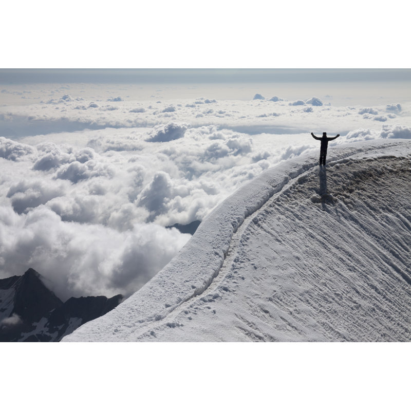 On Top Of Clouds by LucynaLewandowska - Wrapped Canvas Print, 30cm H x 46cm W