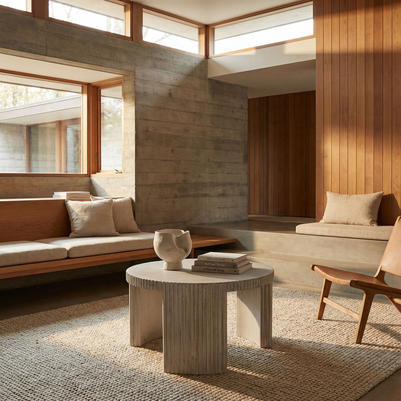Jgor Solid Wood Coffee Table