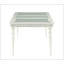 Platinum Finish Dining Table