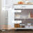Kitchen Island Cart Rolling Trolley Cart With Drawer, Storage Cabinet & Towel Rack-342728033