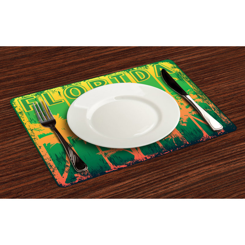 Polyester Cities & Maps Rectangle Placemat