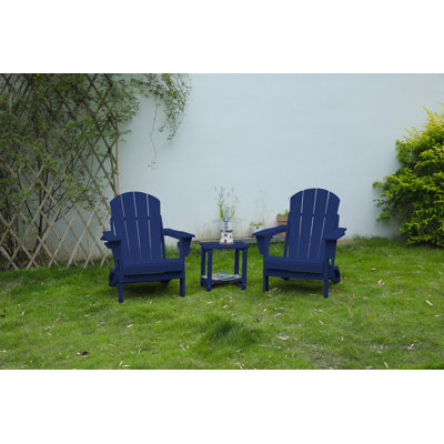 Chaise Adirondack pliante avec table d'appoint