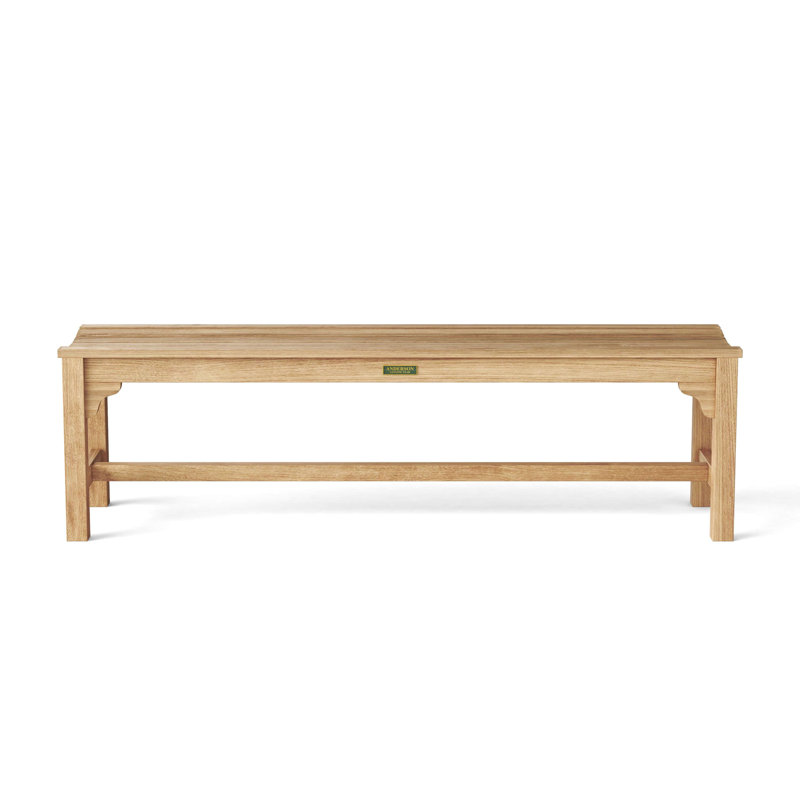 Mildred Outdoor Teak Dining Bench