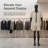 Kinbor Male Mannequin Full Body - 72.8 Inch Mannequin Stand with Metal Base, Faceless Male Mannequins Shirt Display Stand for Retail Clothes Shop Display, Adjustable & Detachable Maniqui, Black