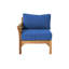 Kendrica Outdoor Teak One Arm Lounge Chair-2060398661