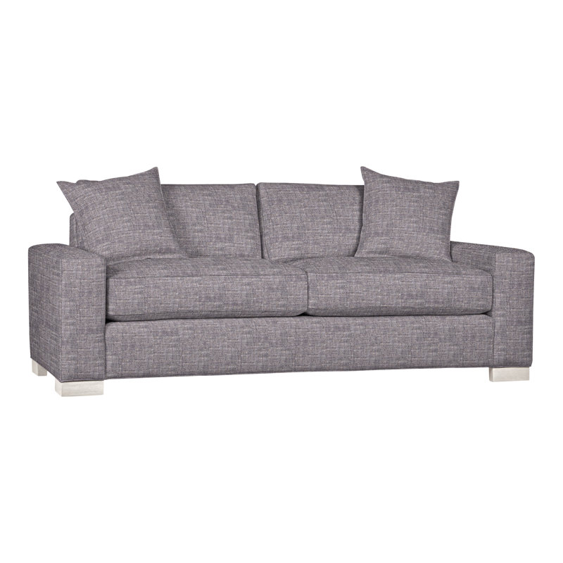 Canapé moyen Claremont, Casa Blanca, Chenille nomade ardoise Crypton®