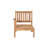 Huntington Teak Outdoor Left Arm Club Chair-94335159