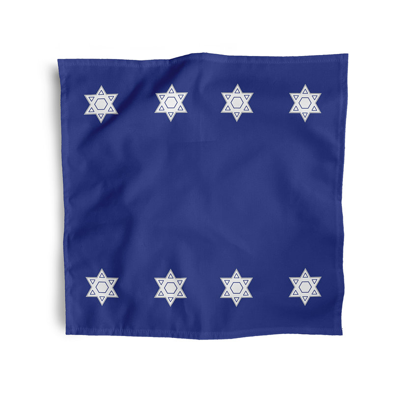 Clotile Star Napkins, Blue Navy