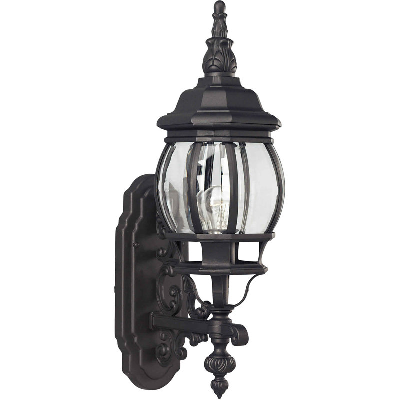 Delmar Aluminum Wall Light, Black