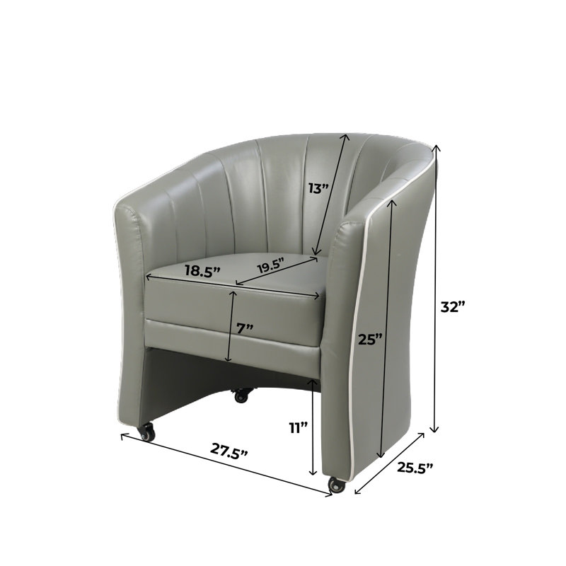 Fauteuil Isabella Isabella (noir), Gris