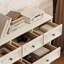 Armoire de rangement à 9 tiroirs de style crème-1272376196
