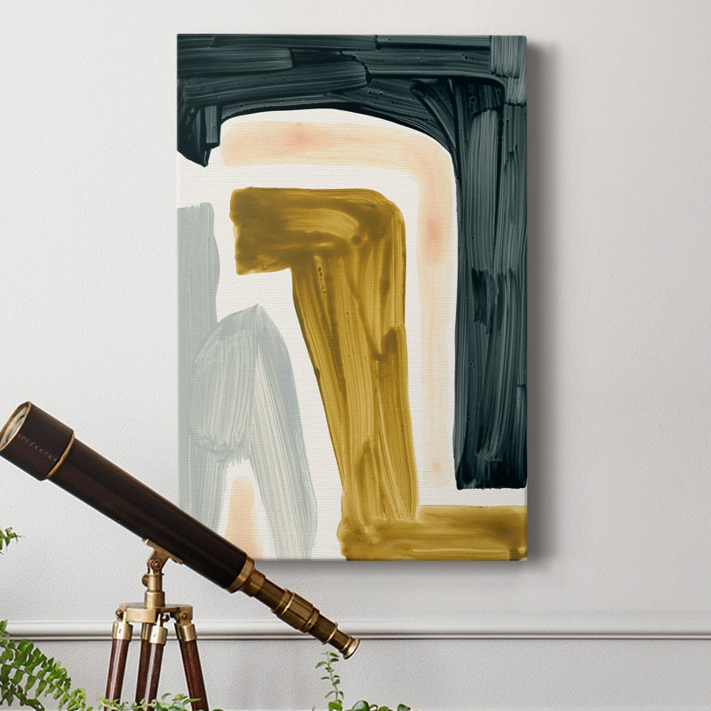 " Brushy Shapes III ", 18" H x 12" W x 1" D