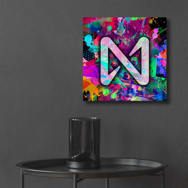 "NEAR Crypto" par Valentyn Artemenko, H 12 po x l 12 po x P 0,13 po