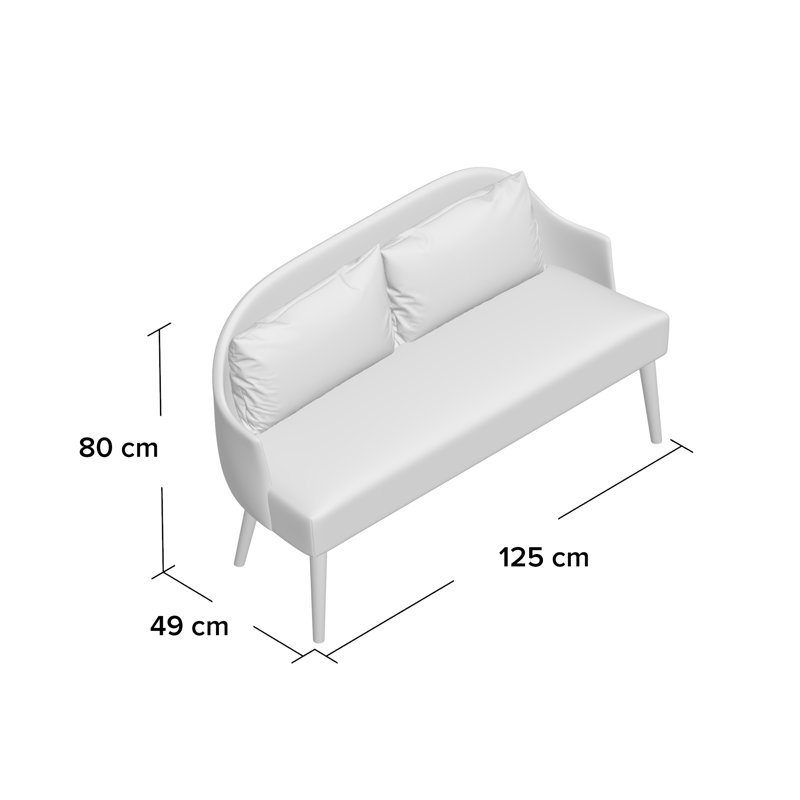 Shetland 2 Seater Sofa, Blue