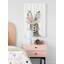 «Floral Crowned Hare», reproduction sur bois blanc-61297437