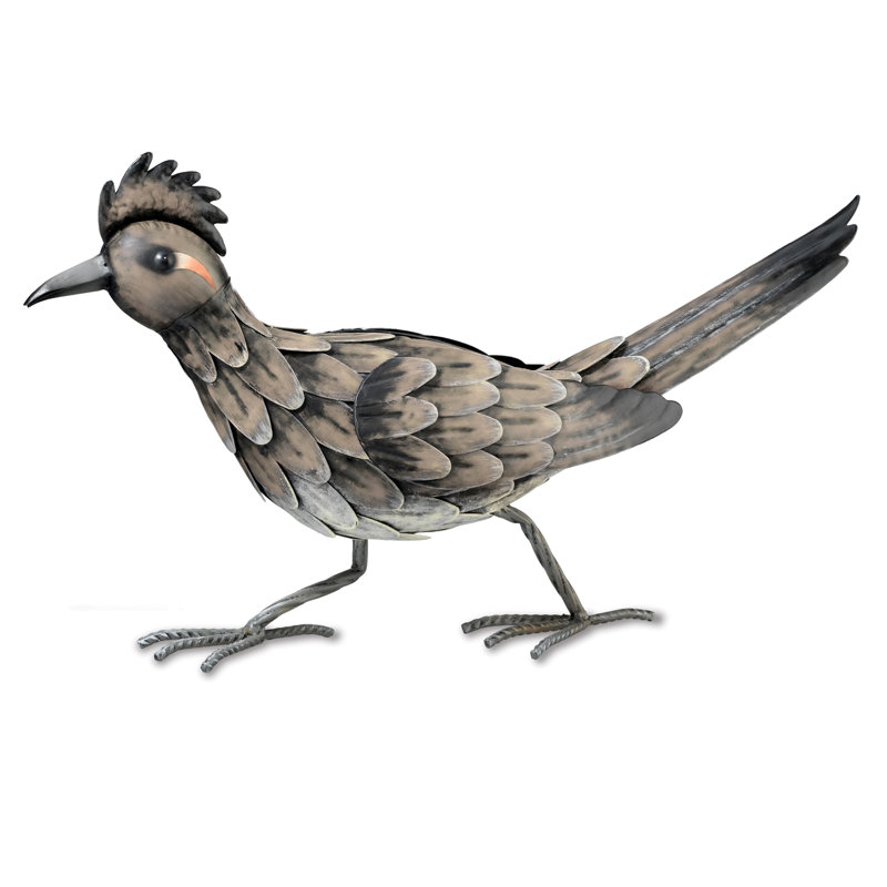 Statuette de jardin Roadrunner, H 10,25 po x l 4,25 po x P 10,25 po