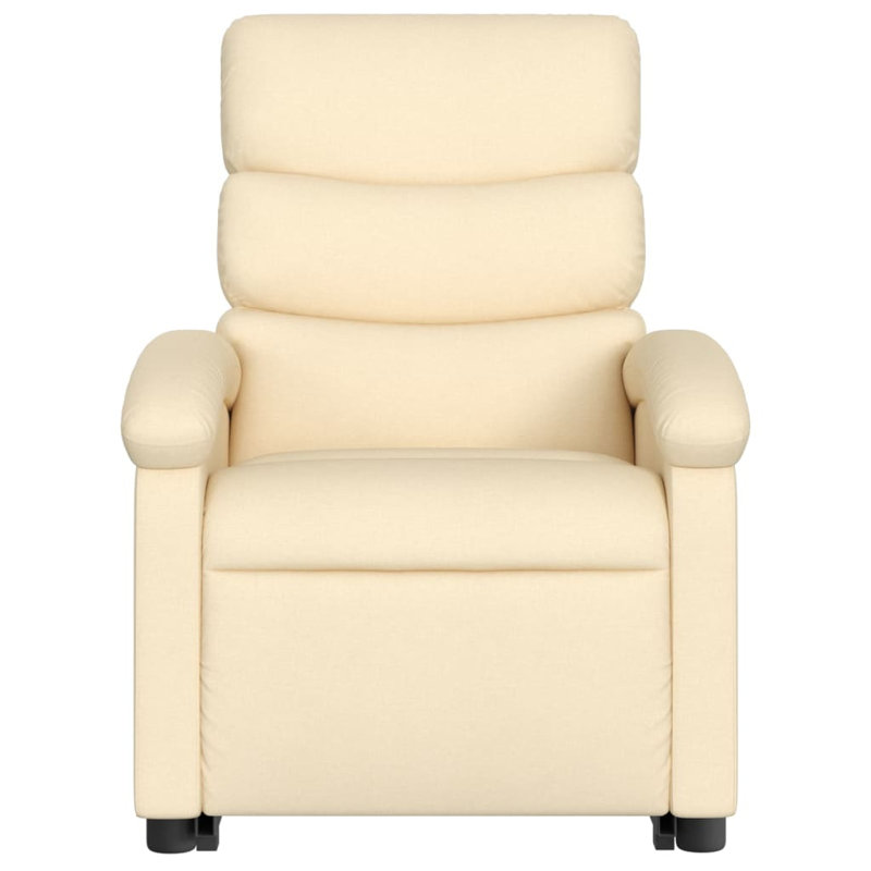 Upholstered Massage Chair, Cream Fabric