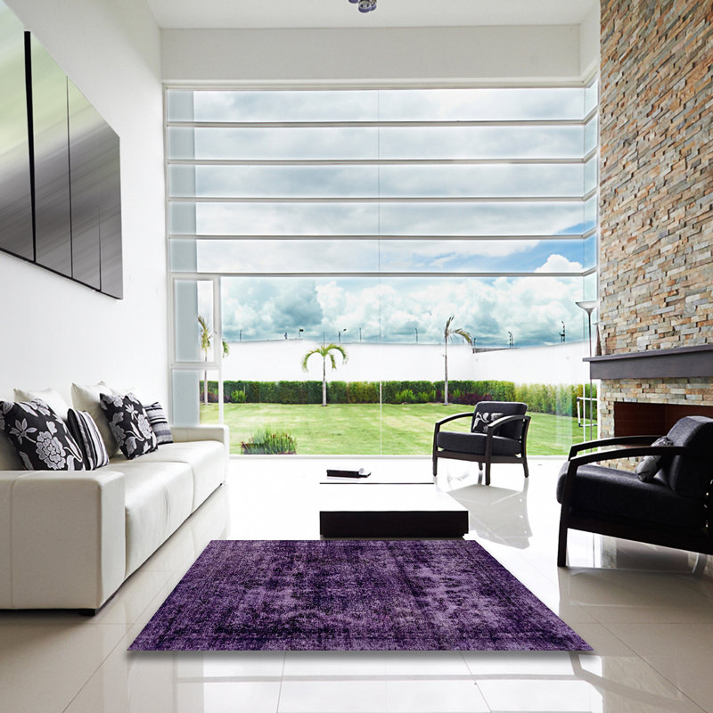 Tapis abstrait moderne 2013, Carré 8 pi