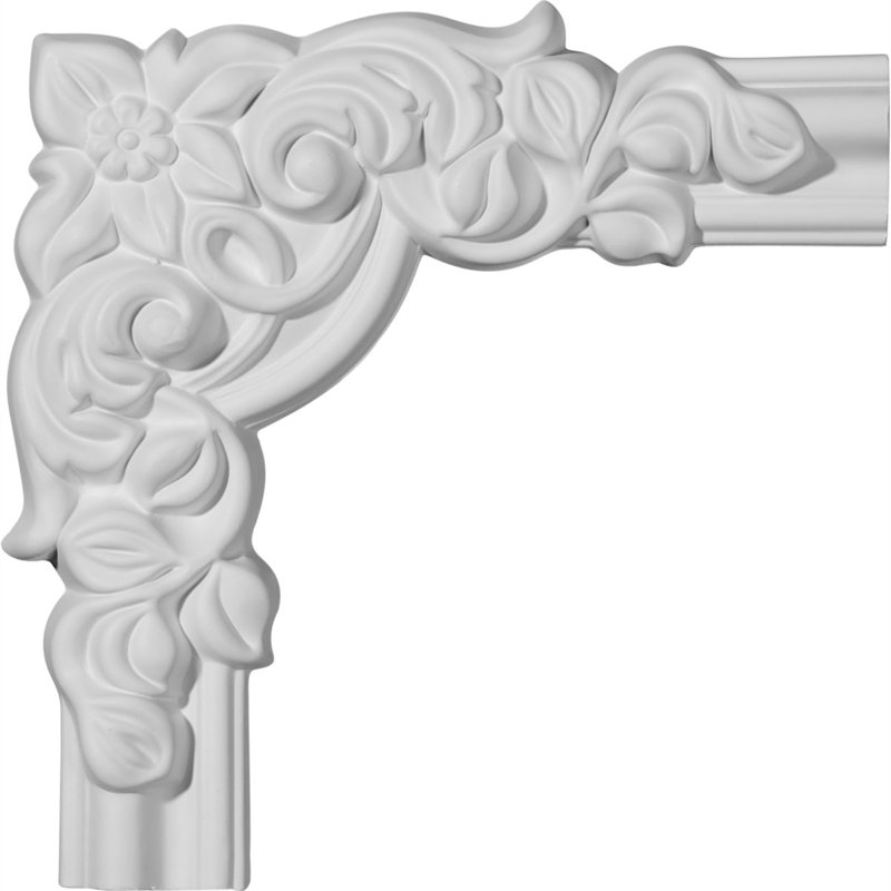 8"W x 8"H x 1 1/8"P Seville Panel Moulding Corner