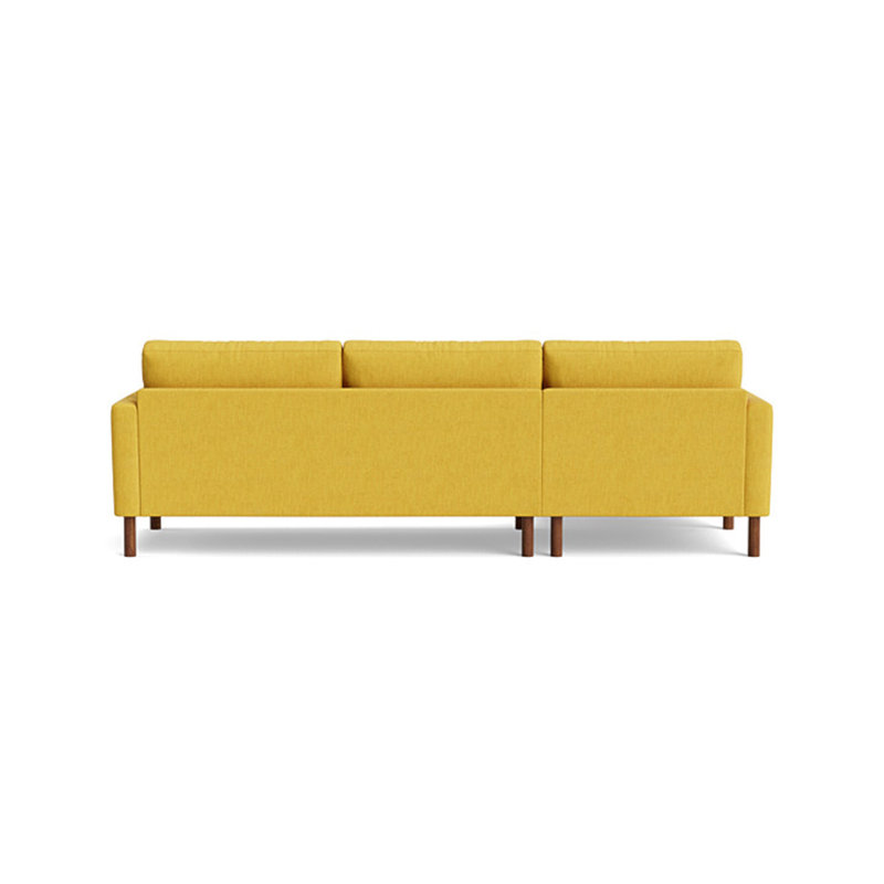 Laguna Chaise Sectional, Left Hand Facing, Performance Weave - Carrot