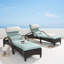 Barcelo Reclining Chaise Lounge with Cushion-650311142
