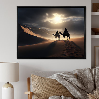 Camel Majestic Caravan - reproduction sur toile