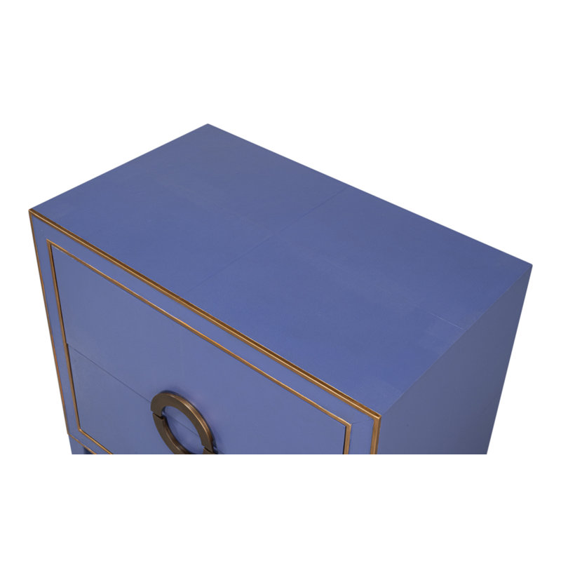 Gabriella 2 - Drawer Nightstand, Marlin Blue