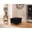 75 cm W Velvet Square Footstool-136362024