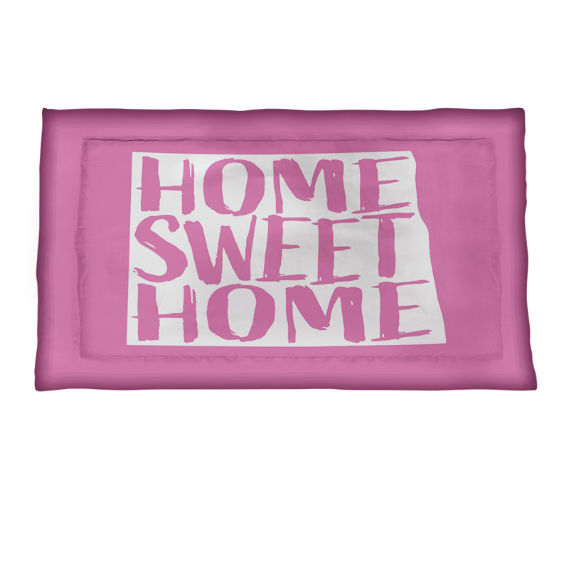 North Dakota Polyester Sham Set, Polyester, Standard/Twin, Pink