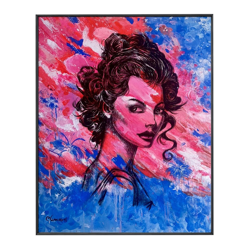 Beauté de la femme | Acrylique sur toile | Par Paritosh | Avec cadre
