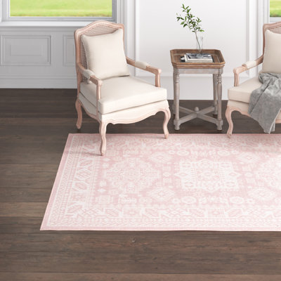 Tapis rose d'intérieur / extérieur Danera