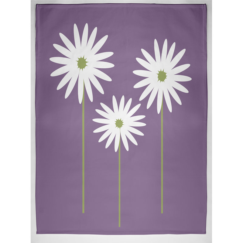 Mariposa Plain Weave / Muslin Throw Blanket, Purple