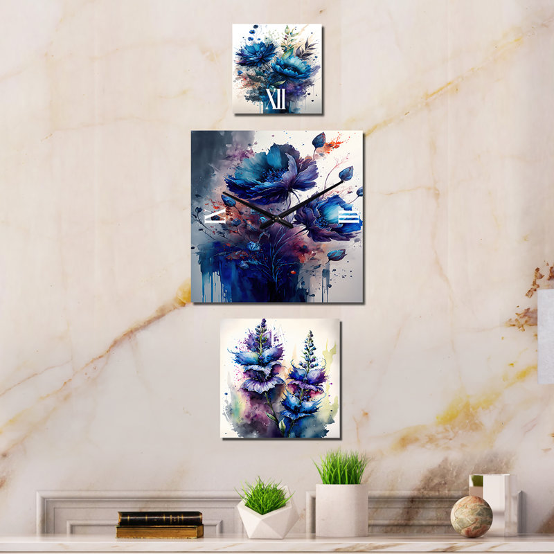 Sofiana Metal Wall Clock