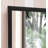 Burlington 41"L x 41"H Mirror, Black-766073036