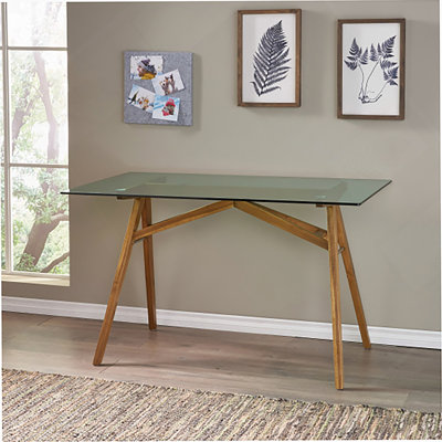 Bureau d'ordinateur bureau à domicile, grand bureau, bureau d'ordinateur moderne, table de réunion, mobilier professionnel pour bureau à domicile, couleur naturelle