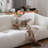 Minimalist Cream Living Room Couch