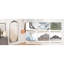 Miroir mural 58 po x 24 po avec applique murale sculptée sur le dessus-1106287950