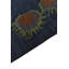 Tapis carré bleu marine Myrick