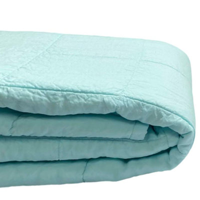 Couverture matelassée en lin