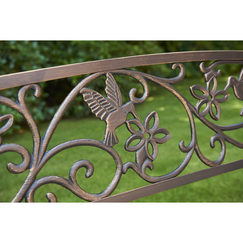 Beaucaire Hummingbird Steel Traditional Bench