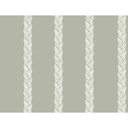 Braided Stripe Striped Wallpaper Double Roll by Ronald Redding